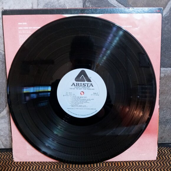BARRY MANILOW-Tryin' To Get The Feeling AL4060 Vinyl Record 1975 - Picture 7 of 7